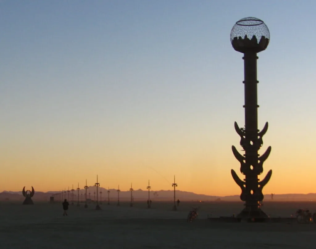 The Minaret at Burning Man 2010